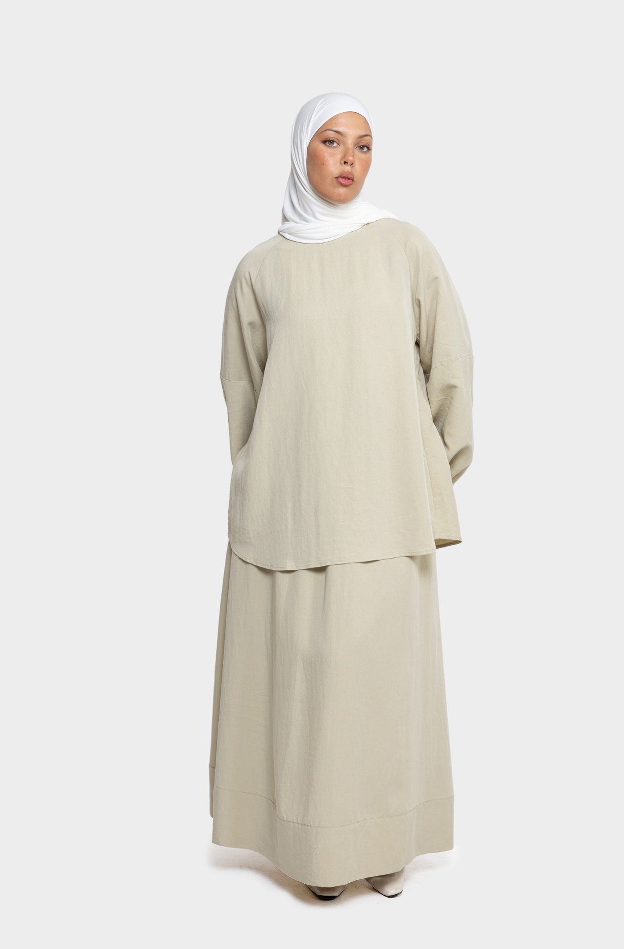 blouse baloon anis