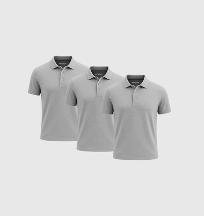 Pack de 3 Polo - Gris