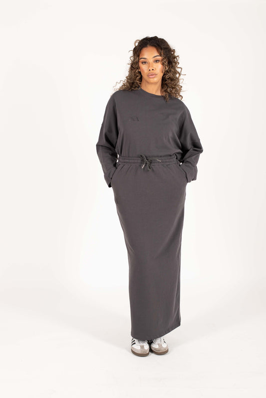 Jupe essentiel anthracite JNA