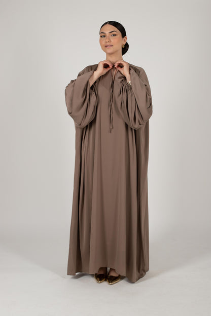 Robe longue Bali taupe