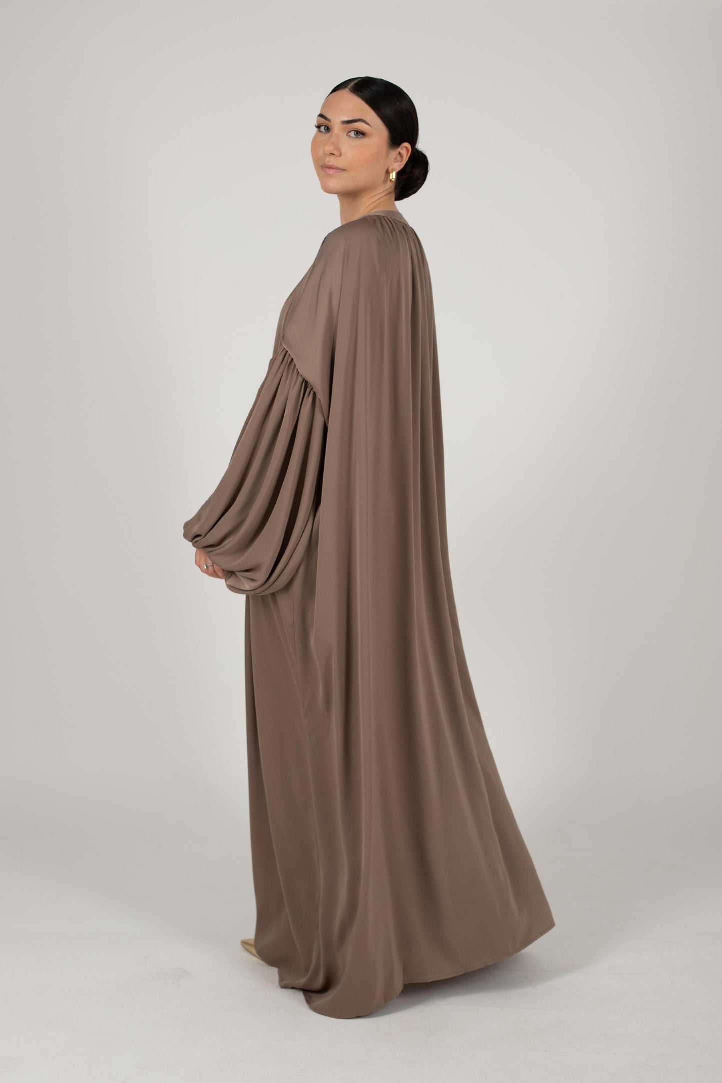 Robe longue Bali taupe