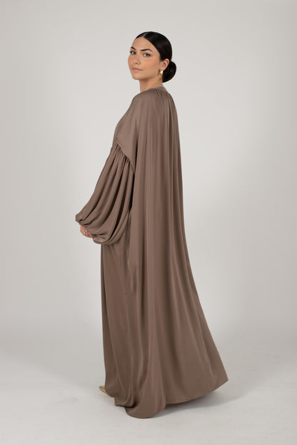 Robe longue Bali taupe