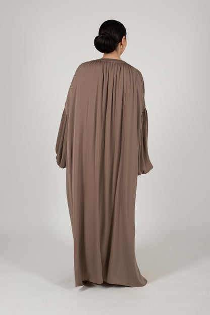 Robe longue Bali taupe
