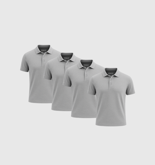 Pack de 4 Polos - Gris