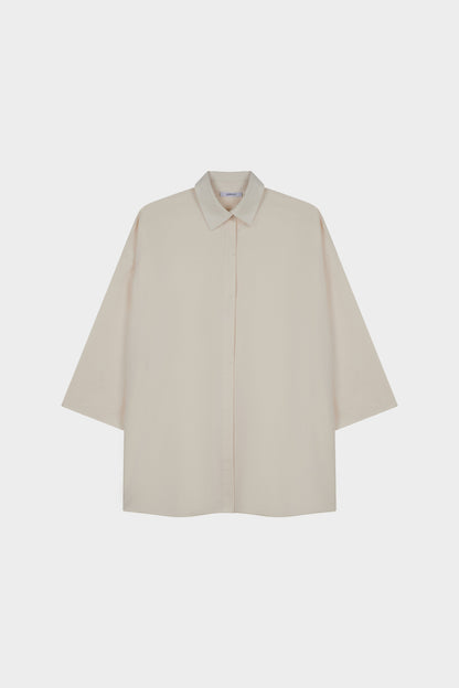 Chemise coton écru