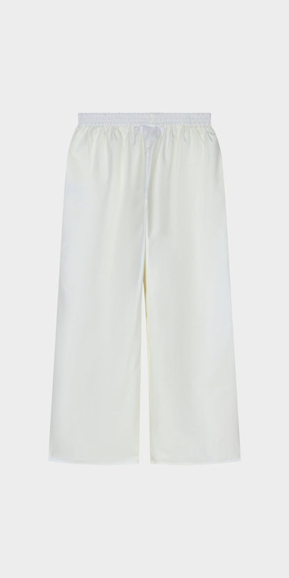 Pantalon oversize coton blanc