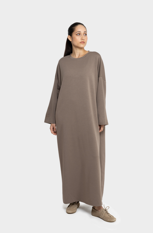 Robe Tahara taupe
