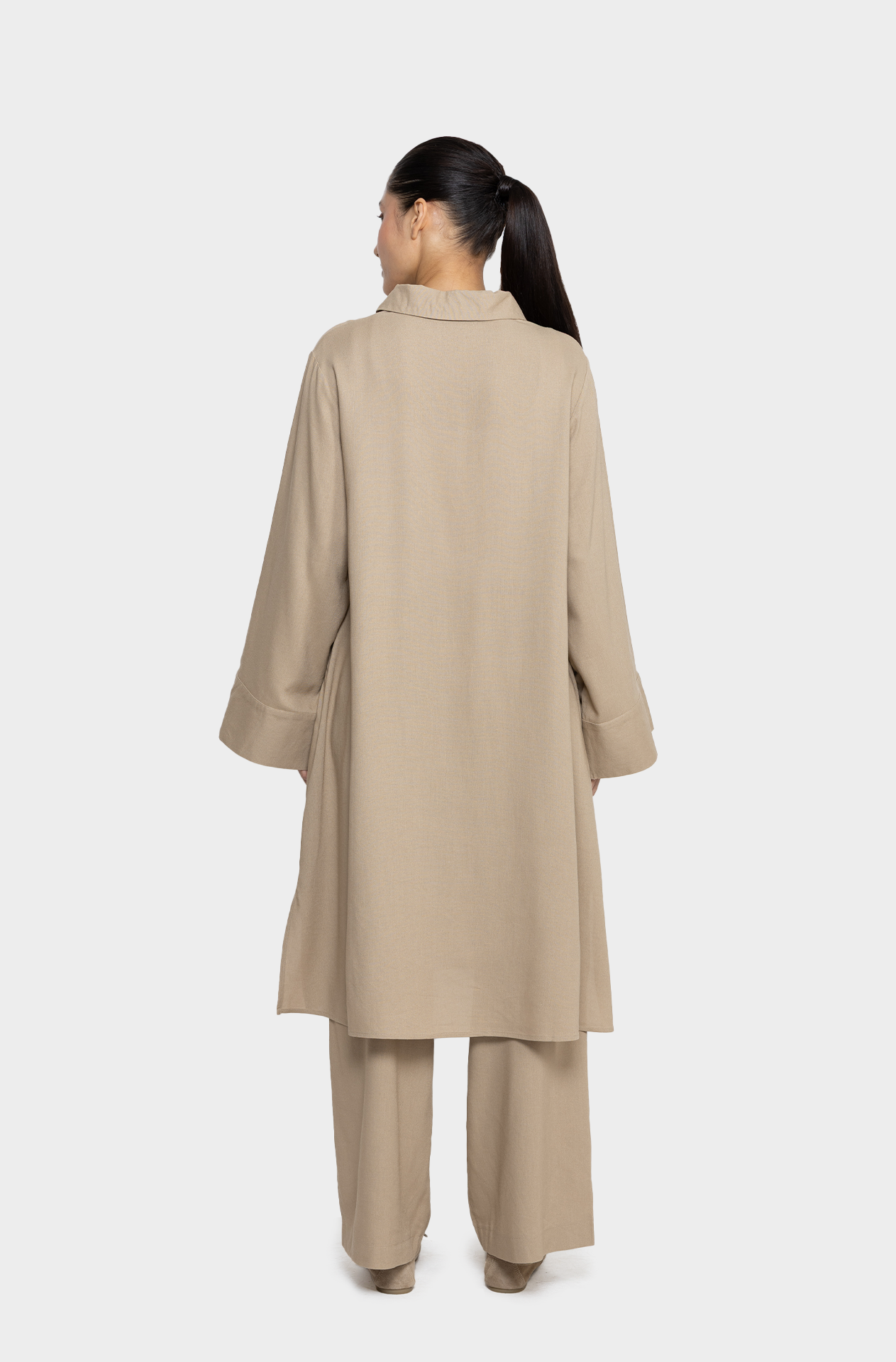 Tunique linen taupe