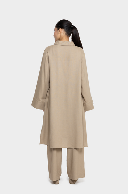 Tunique linen taupe