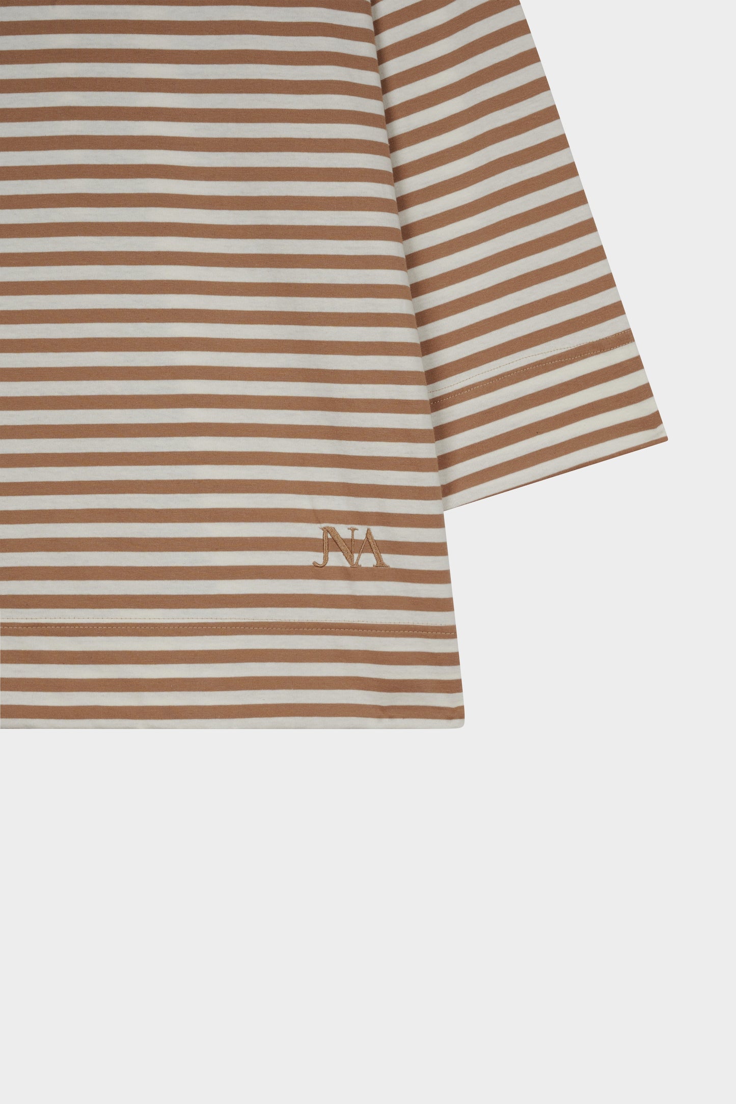 T-shirt marin beige/écru