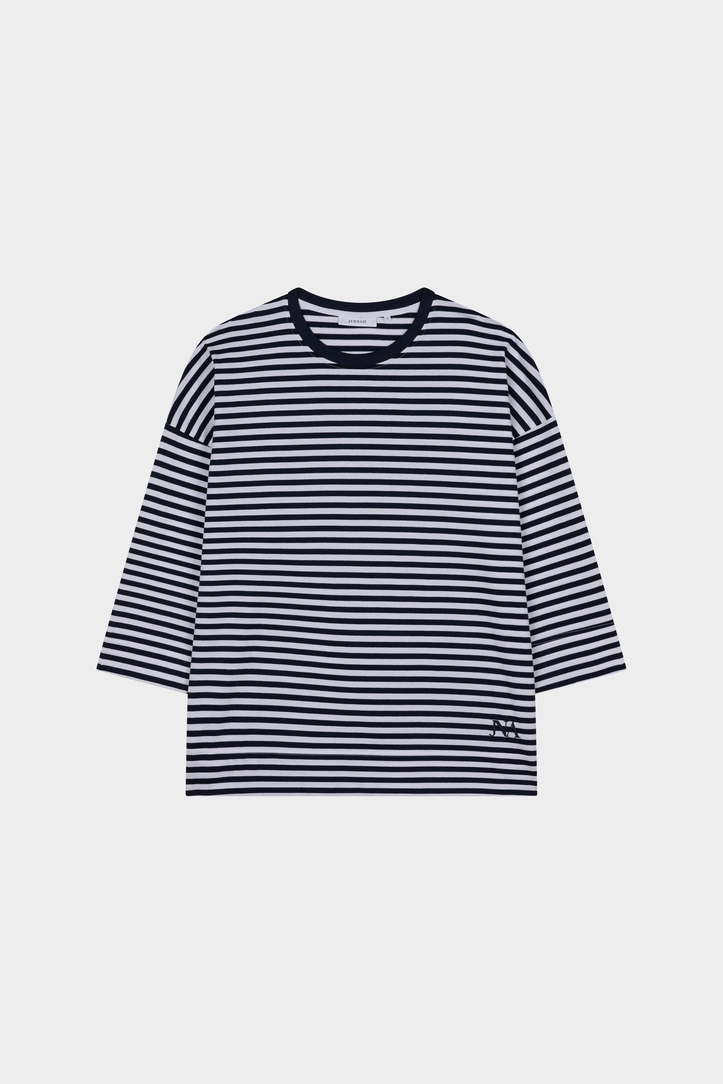 T-shirt marin navy/blanc