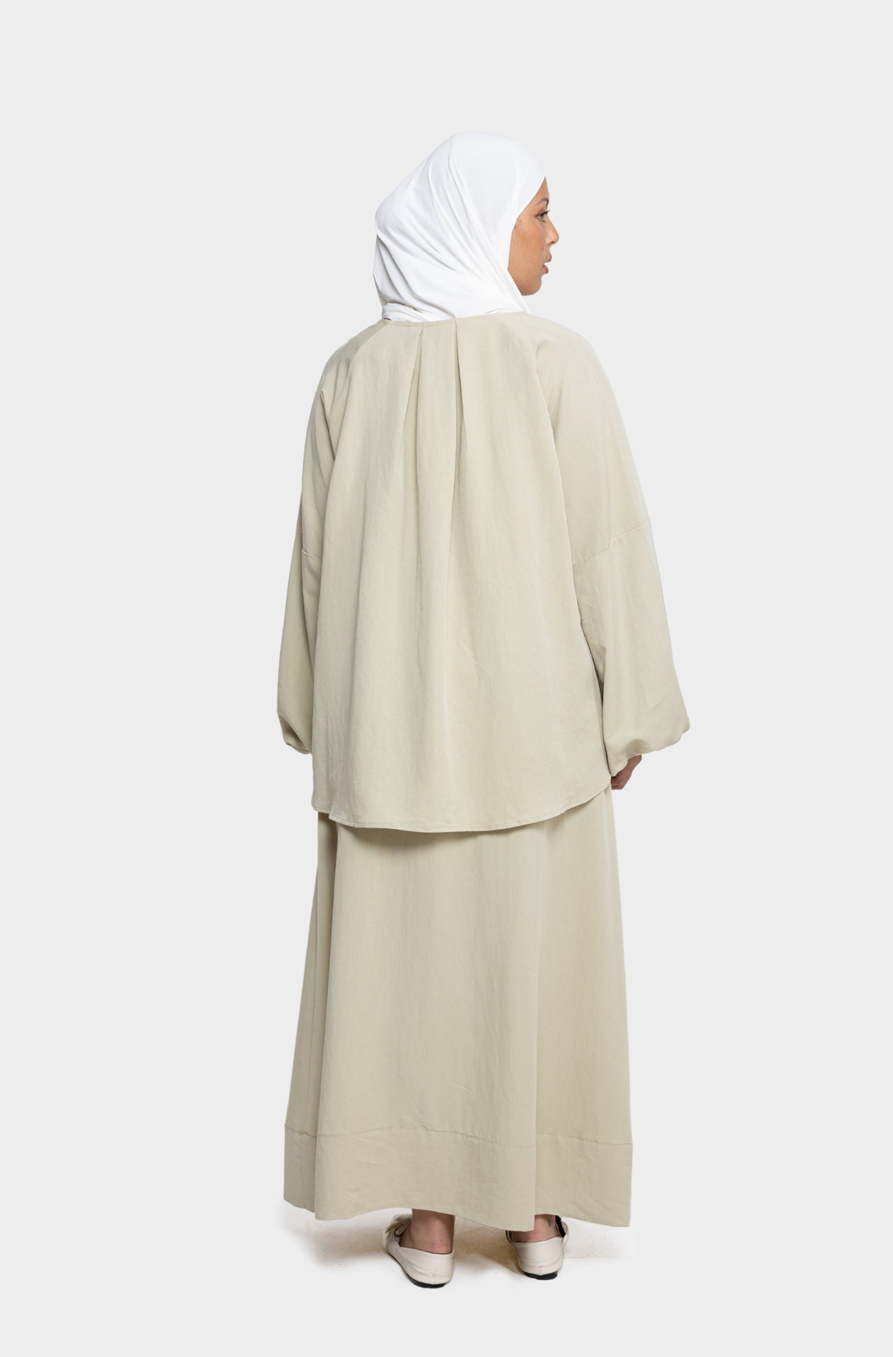blouse baloon anis