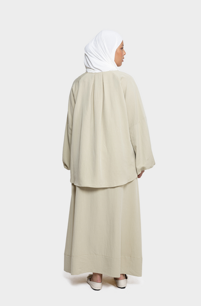 blouse baloon anis