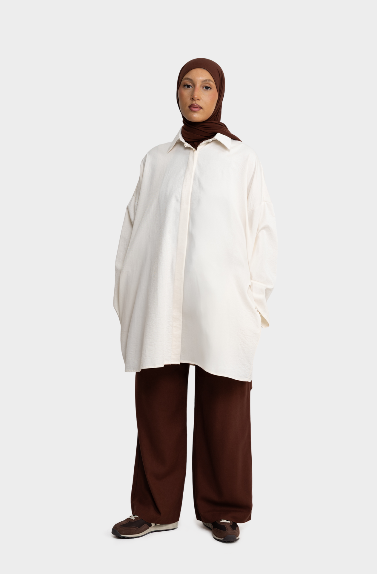 Chemise coton écru