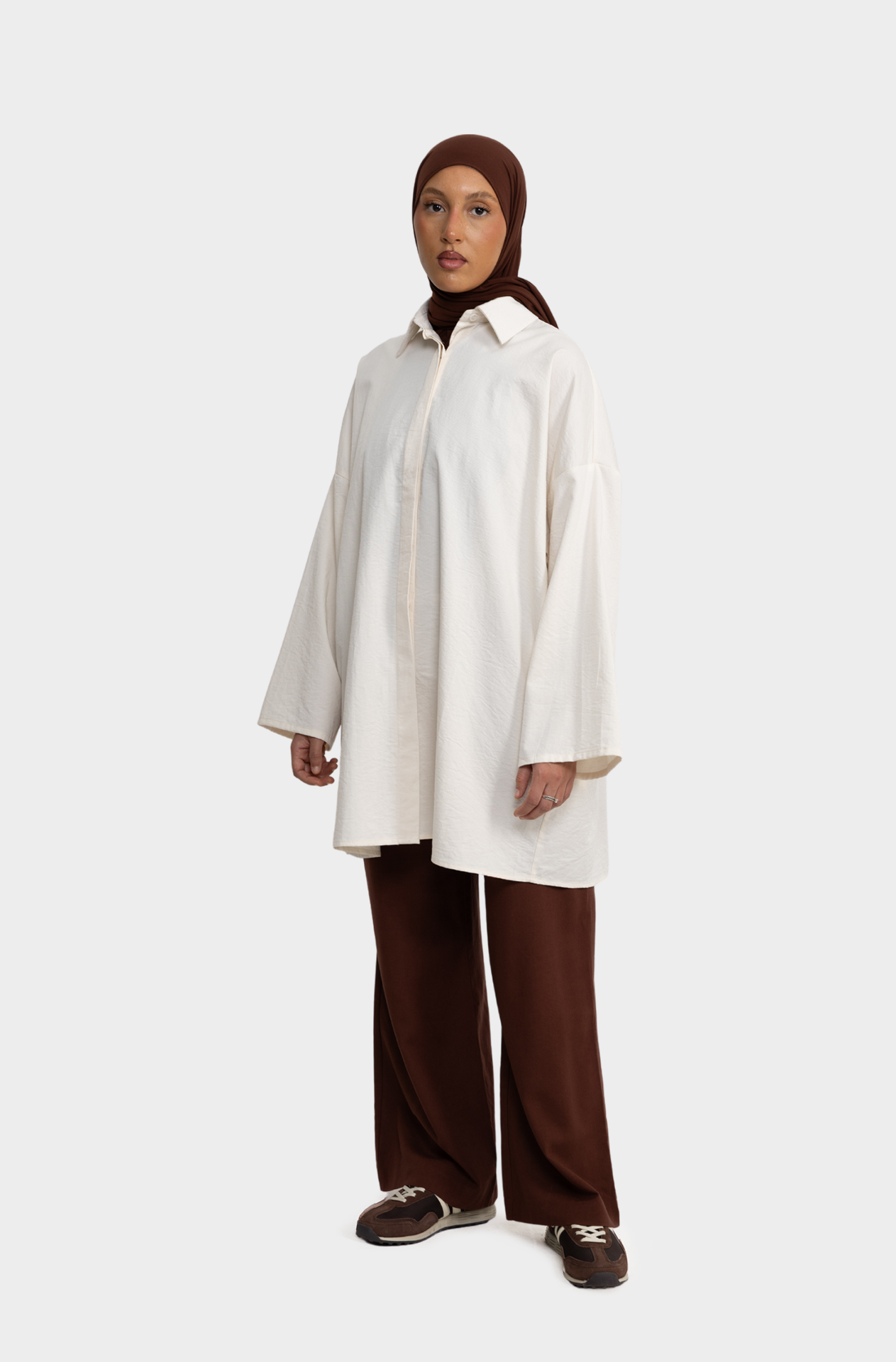 Chemise coton écru