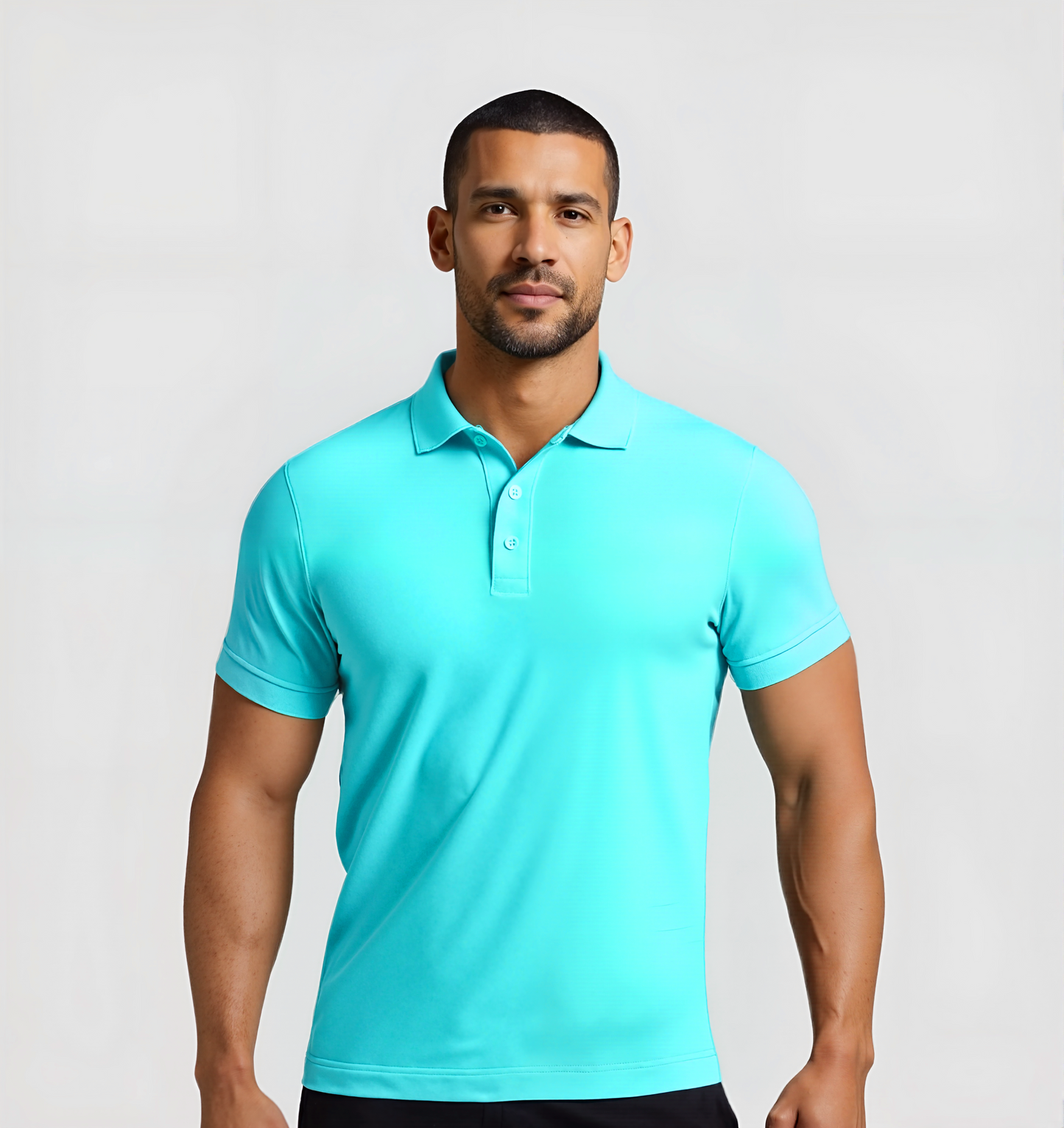 Pack de 4 Polos - Bleu turquoise