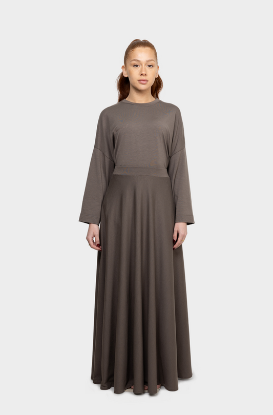 Jupe light taupe