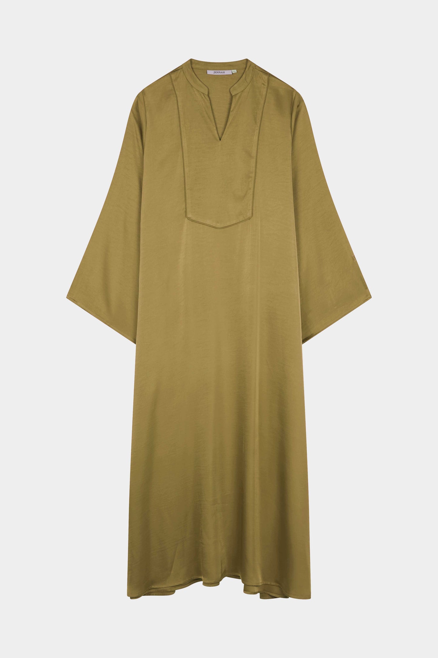 Robe Medina col tunisien olive