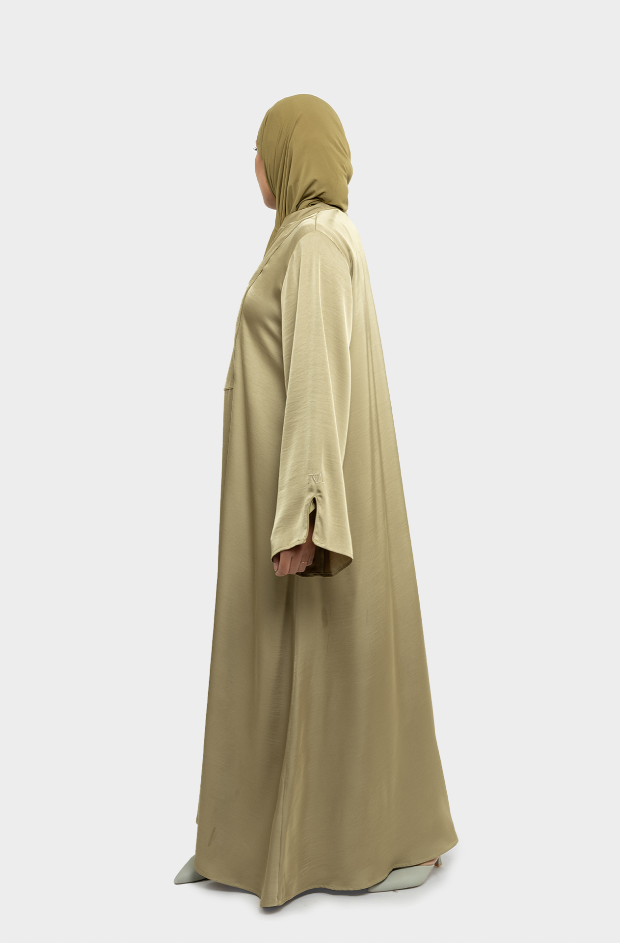 Robe Medina col tunisien olive